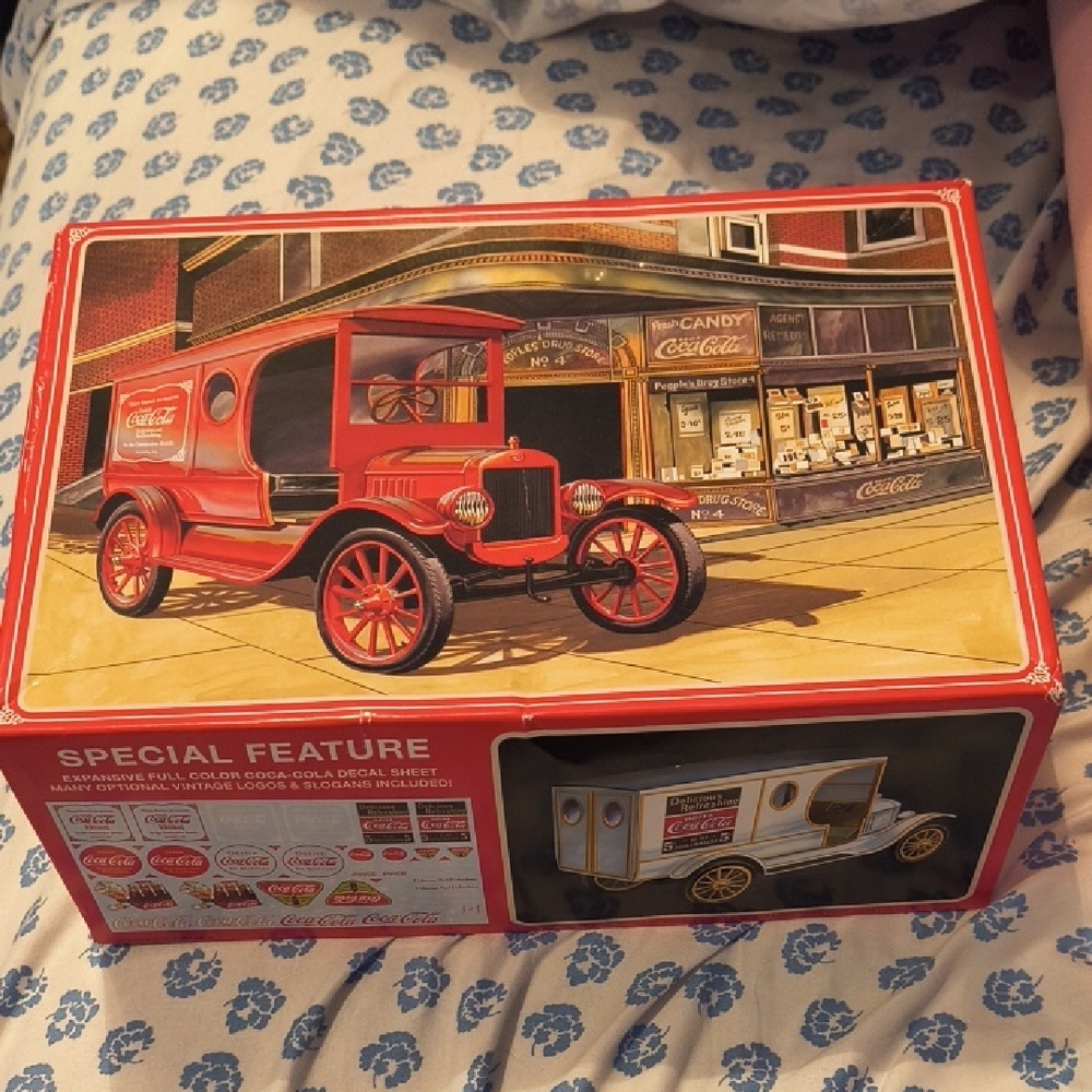 Coca Cola Classic Red Toy Delivery Truck